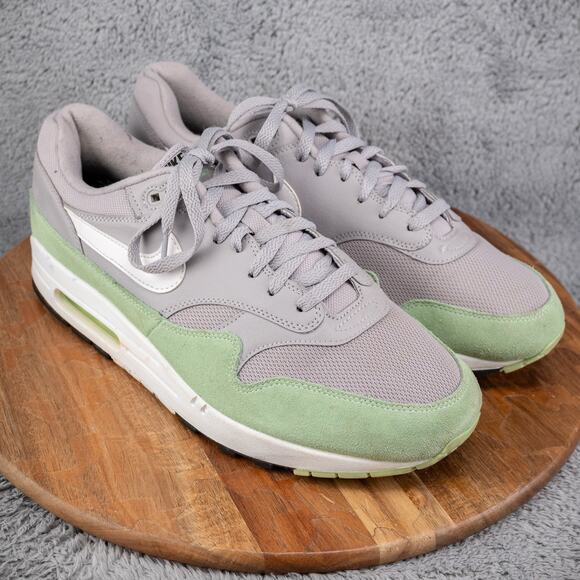 Size 13 - Nike Air Max 1 Grey Mint Green Atmosphere Grey Fresh Mint - Picture 1 of 9
